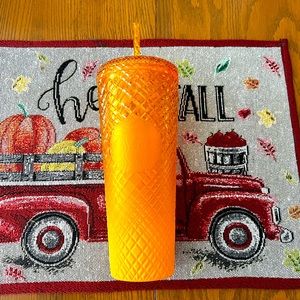 Starbucks Venti Orange Tumbler